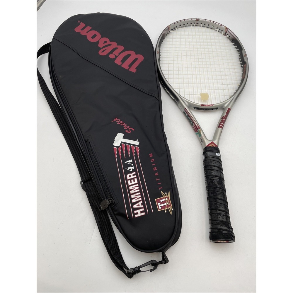 Wilson Hammer 4.4 Titanium Stretch Oversize Tennis Racquet 110 Sq In Head 4 5/8